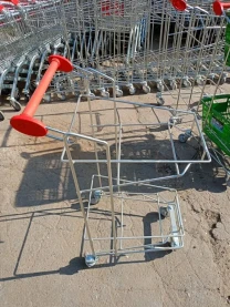 Візок для покупця, візок з кошиками, торговий візок під кошики