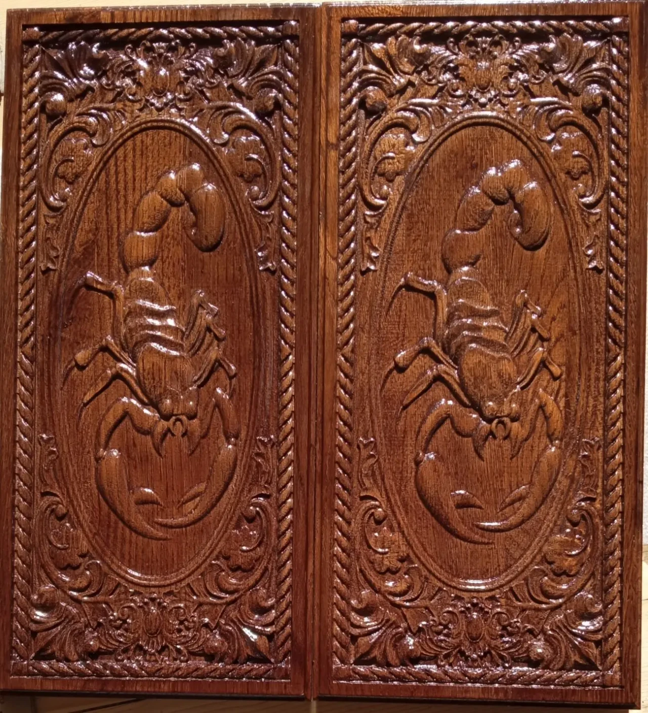 Нарди з дерева скорпіон 50см 2