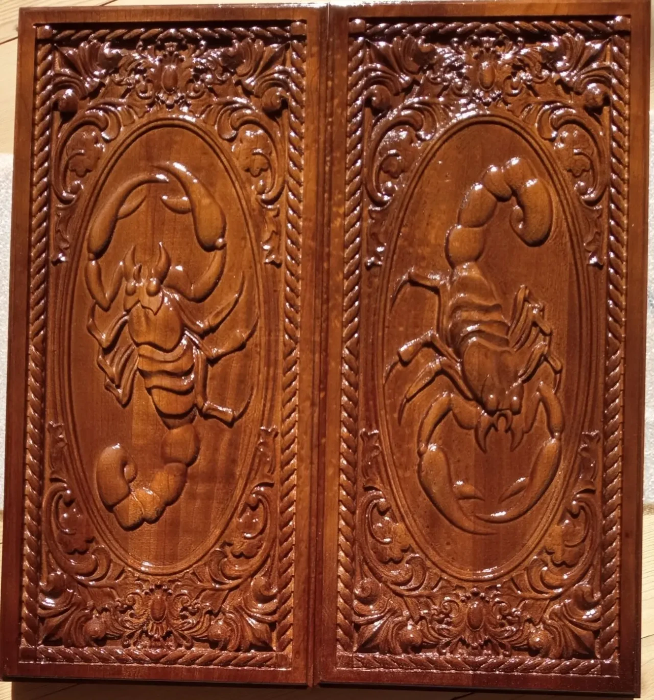 Нарди з дерева скорпіон 50см 4