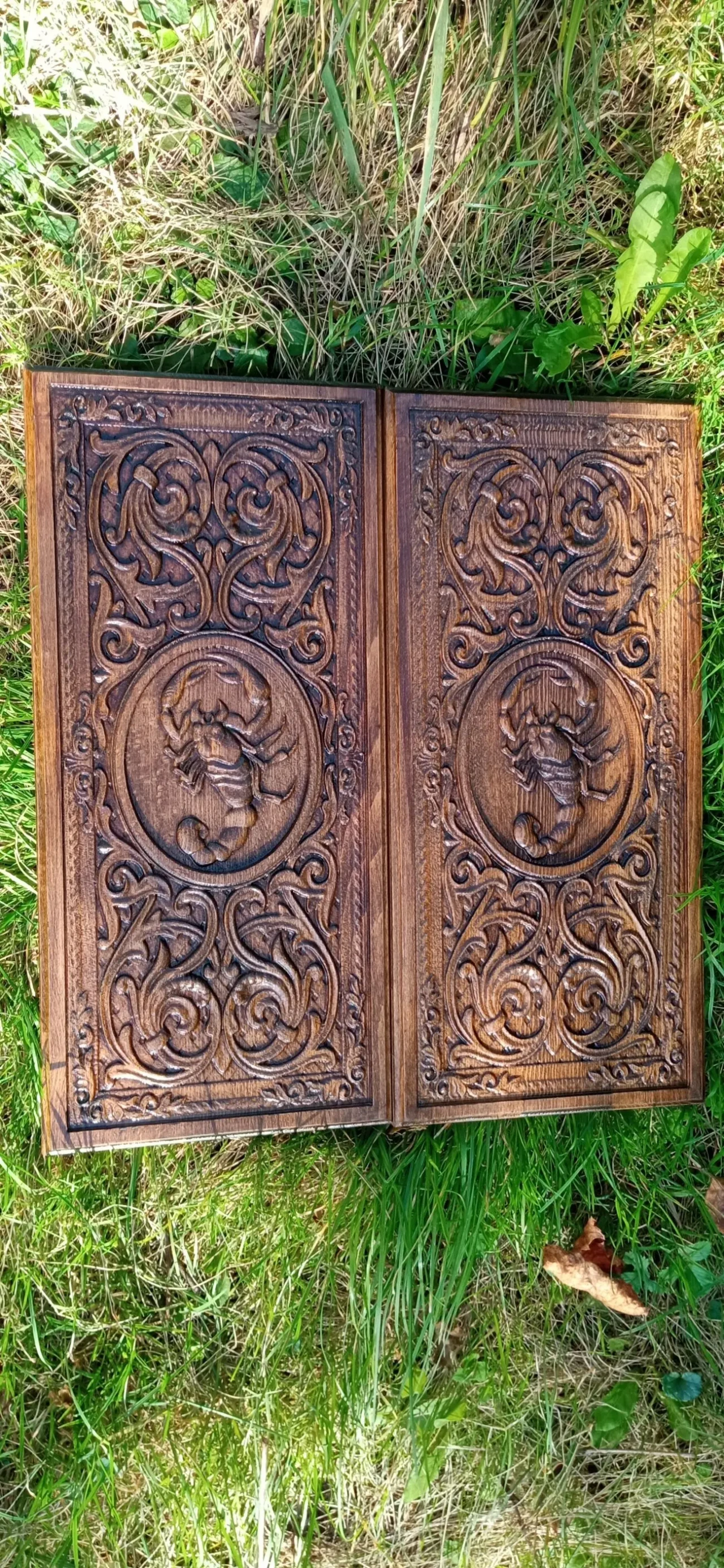 Нарди з дерева скорпіон 50см