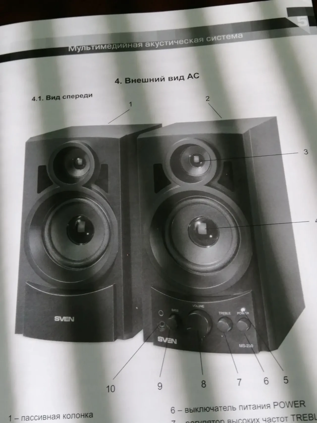 Мультимедійна акустична система SVEn 2