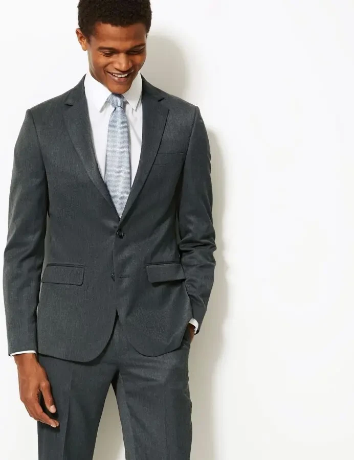 Серый мужской пиджак 2