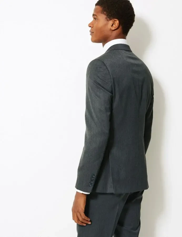 Серый мужской пиджак 3
