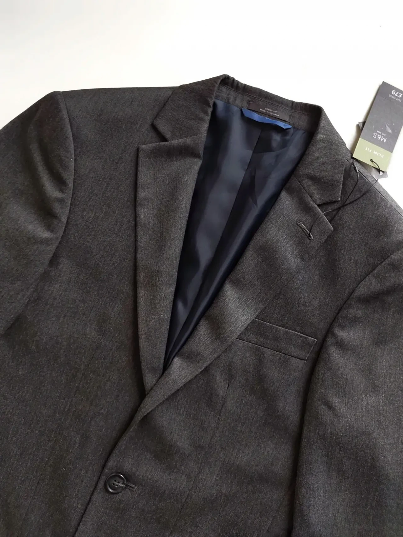 Серый мужской пиджак 8