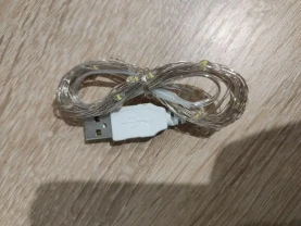 Гірлянда led 5м 50 led USB білого кольору