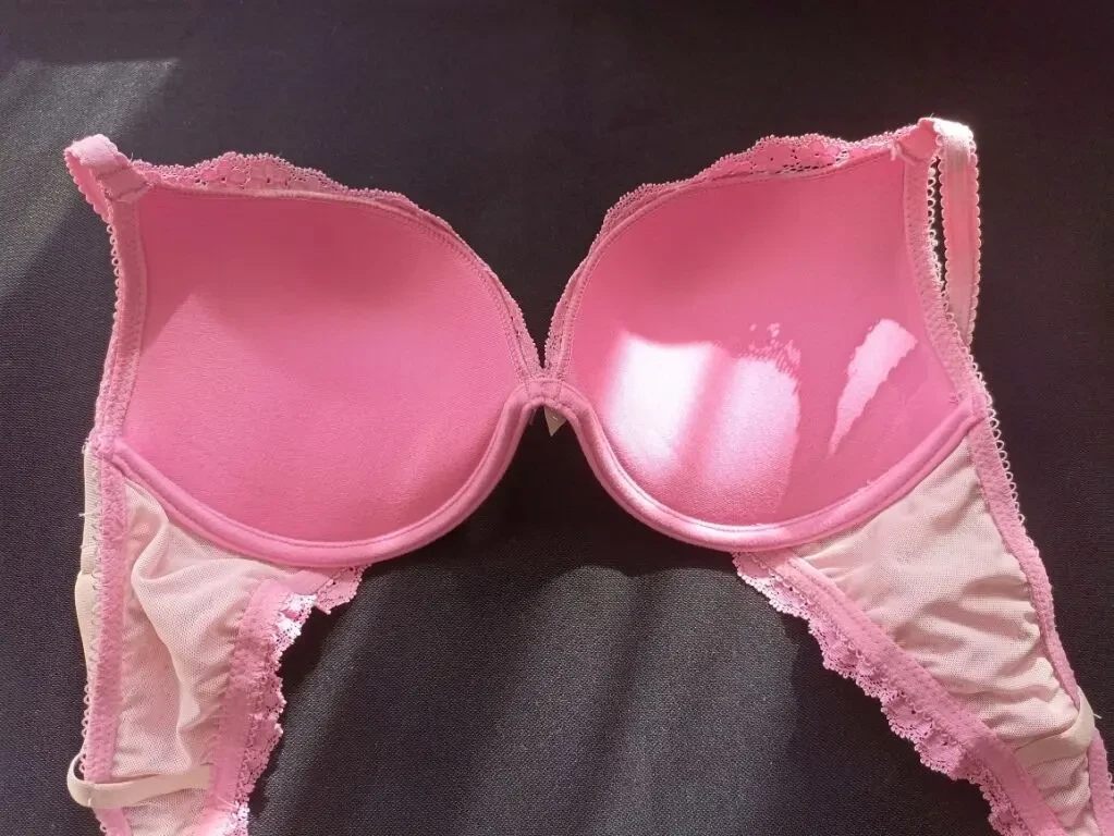 New Look EU 70C Бюстгальтер пуш ап поролон косточка розово бежевый 6