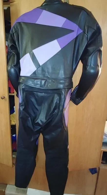 Кожаный, раздельный мотокомбинезон Krawehl 2