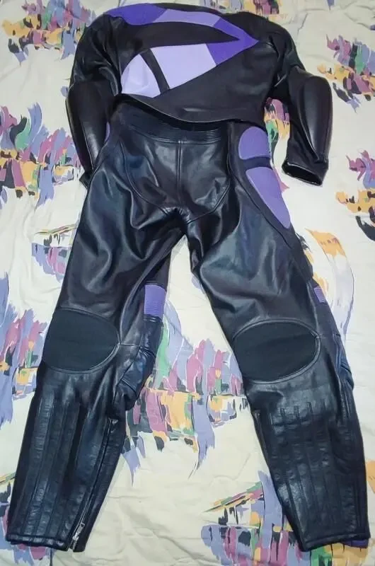 Кожаный, раздельный мотокомбинезон Krawehl 4