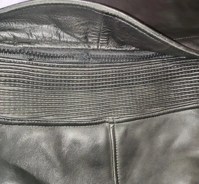 Кожаный, раздельный мотокомбинезон Krawehl 9