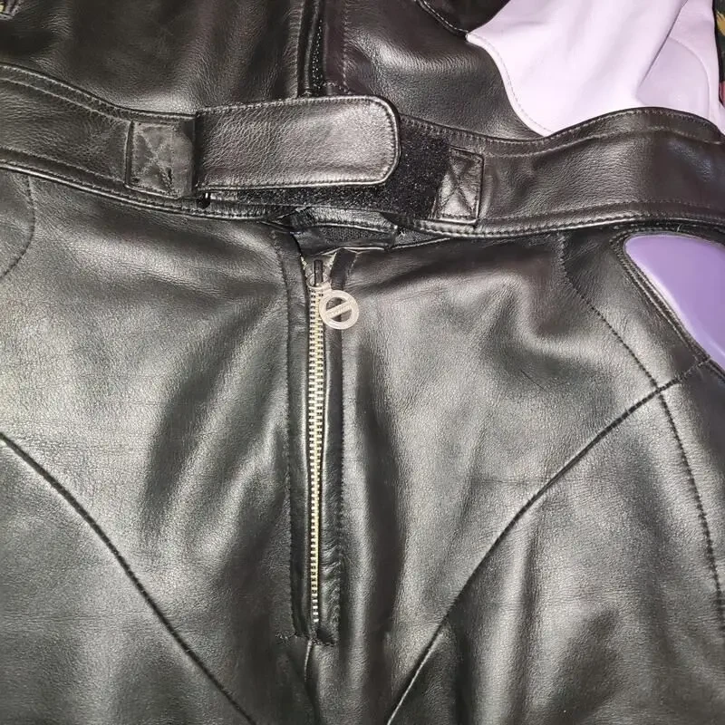 Кожаный, раздельный мотокомбинезон Krawehl 7