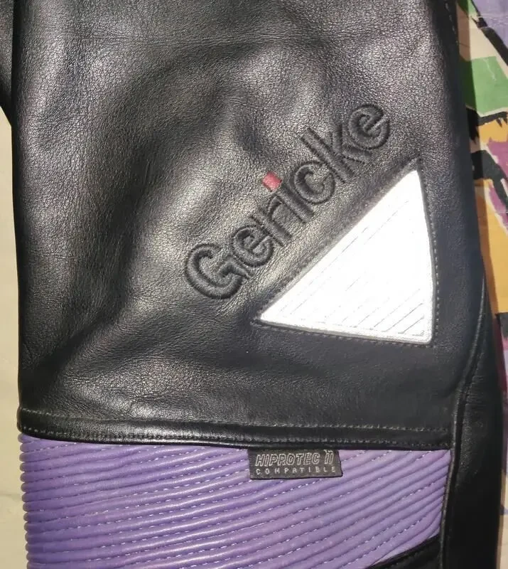 Кожаный, раздельный мотокомбинезон Krawehl 6