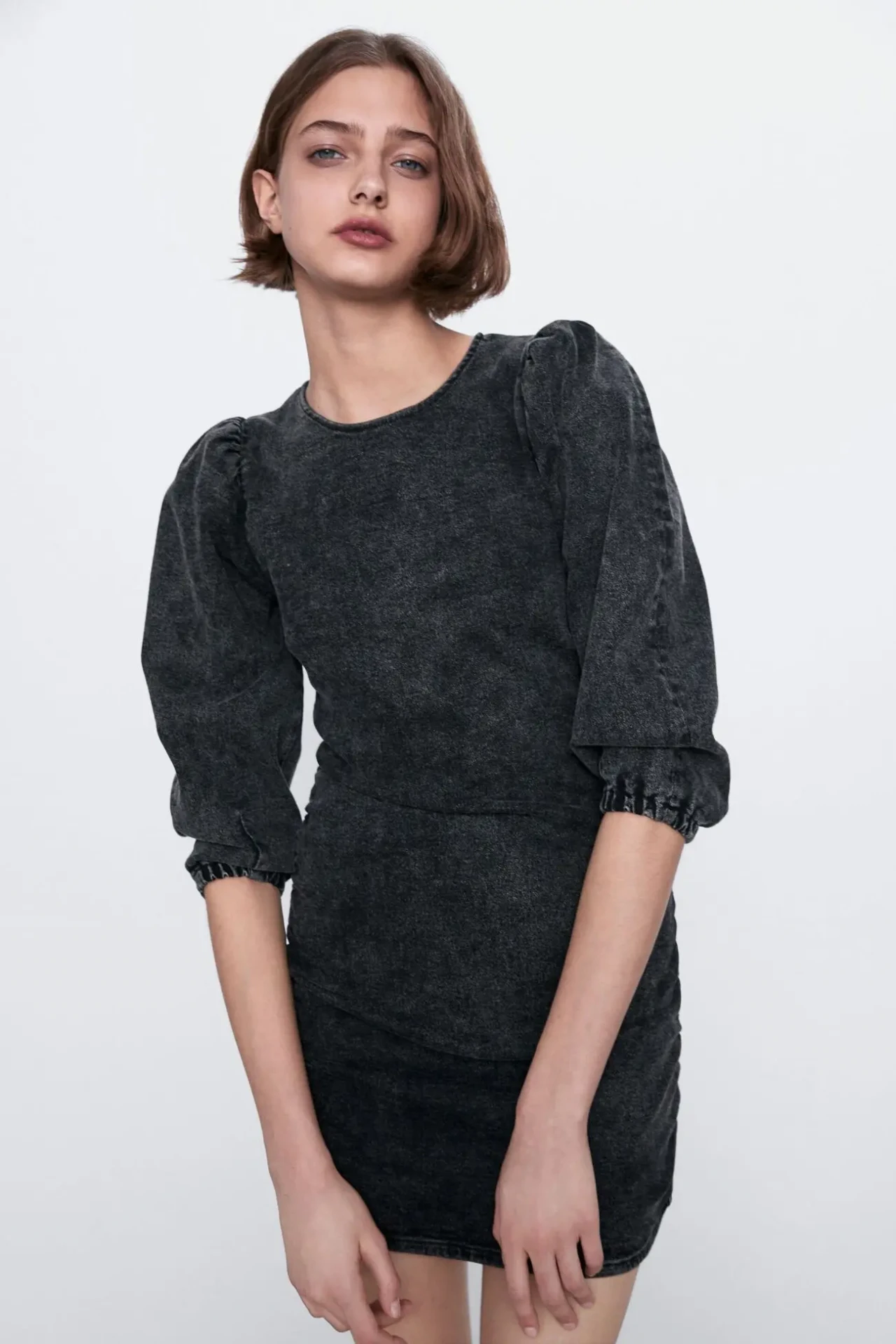 Джинсовое платье Zara 5