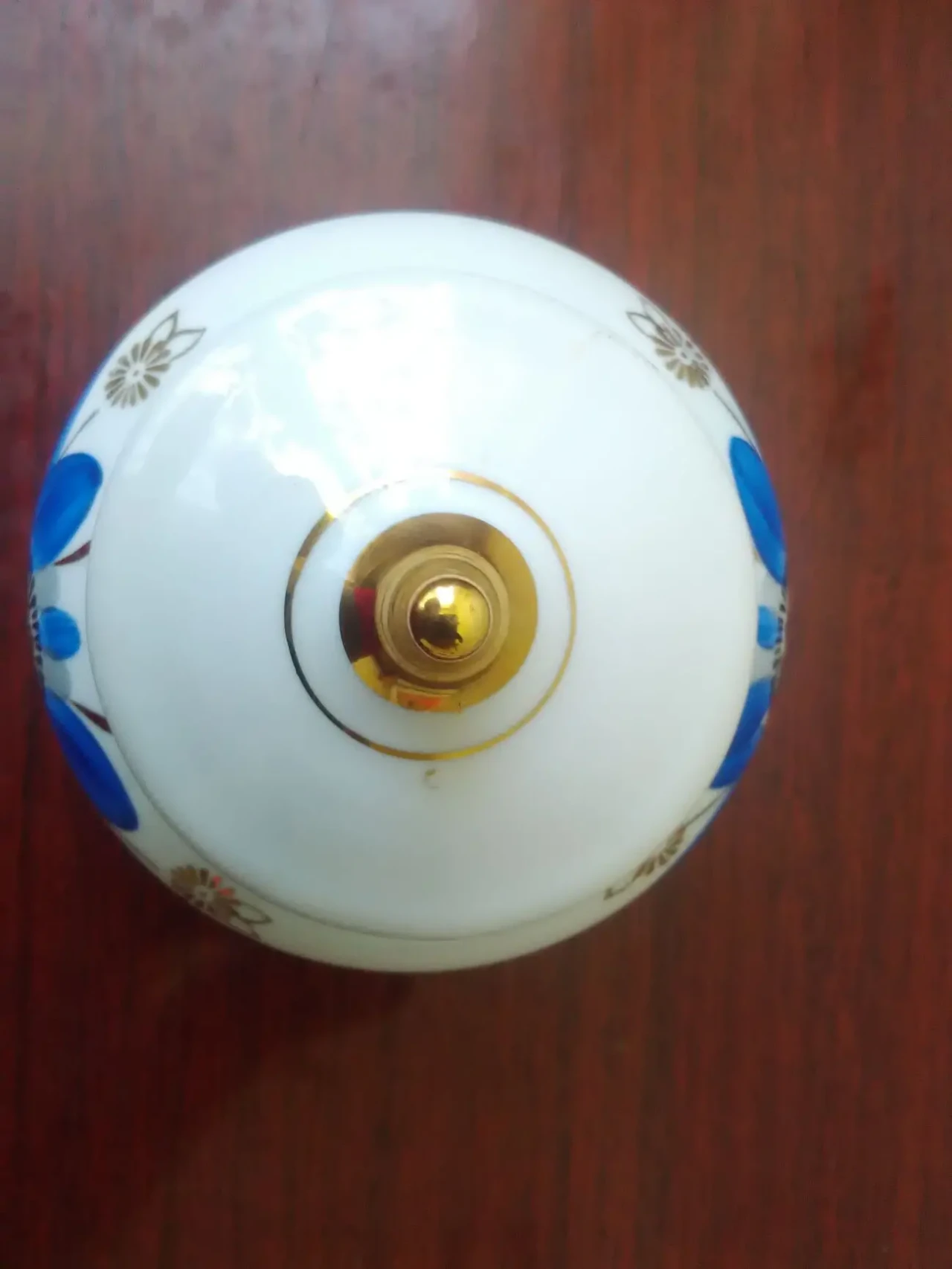 Фарфоровая сахарница с позолотой (СССР). 4