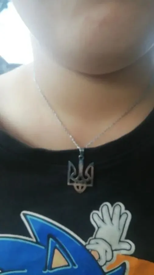 Кулон Герб Украины цепочка, подвеска 2