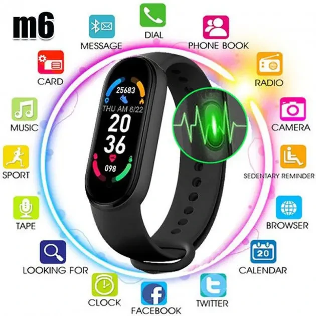 Фітнес браслет FitPro Smart Band M6 2