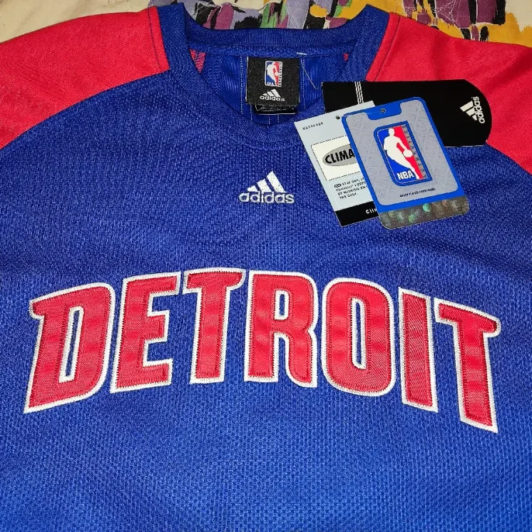 Баскетбольная футболка, джерси Adidas NBA Detroit Pistons 3