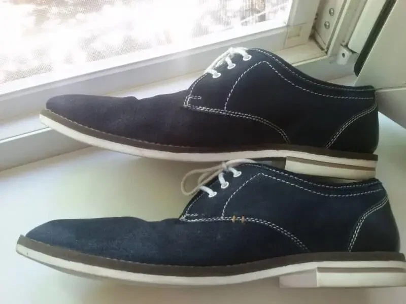 Туфли натуральная кожа замша (на стопу 28-28,5 см) 43р-р германия 24 2