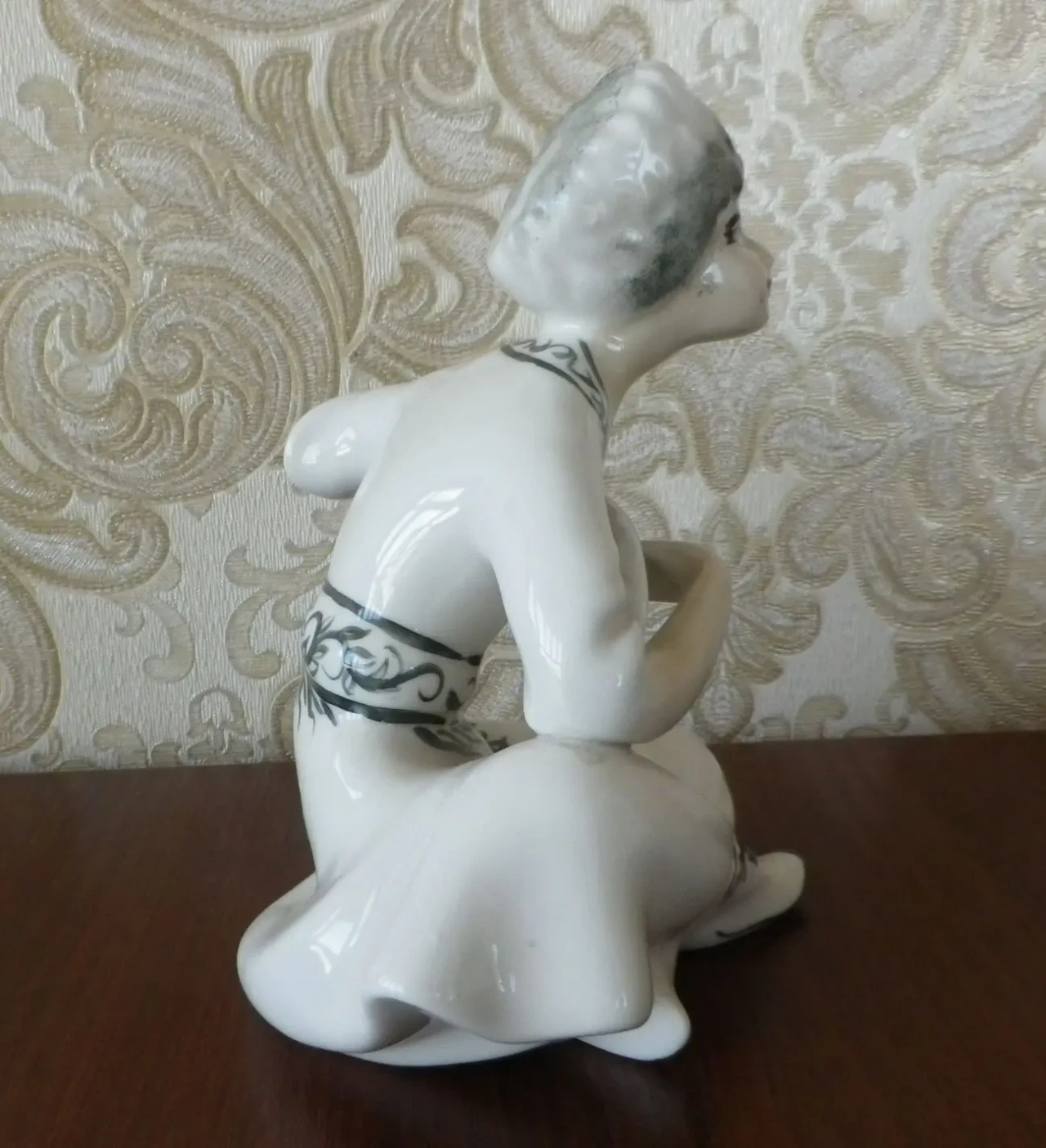 Статуэтка Гариб (Туркмен с дутаром) 16 см Трегубова Коростень 3