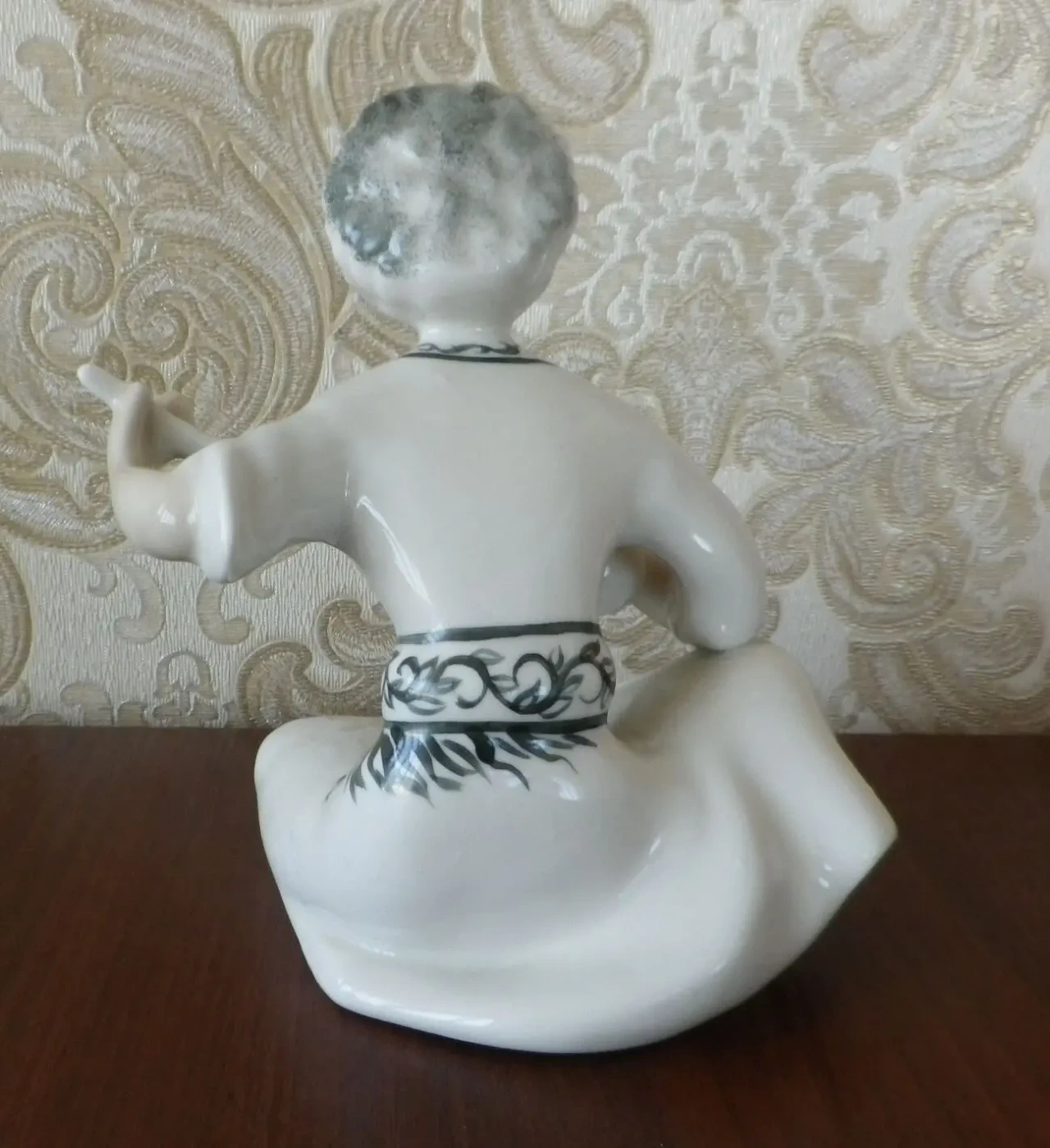 Статуэтка Гариб (Туркмен с дутаром) 16 см Трегубова Коростень 4