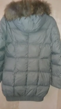 Пуховік savage з натуральним хутром єнота 46 UKR або М