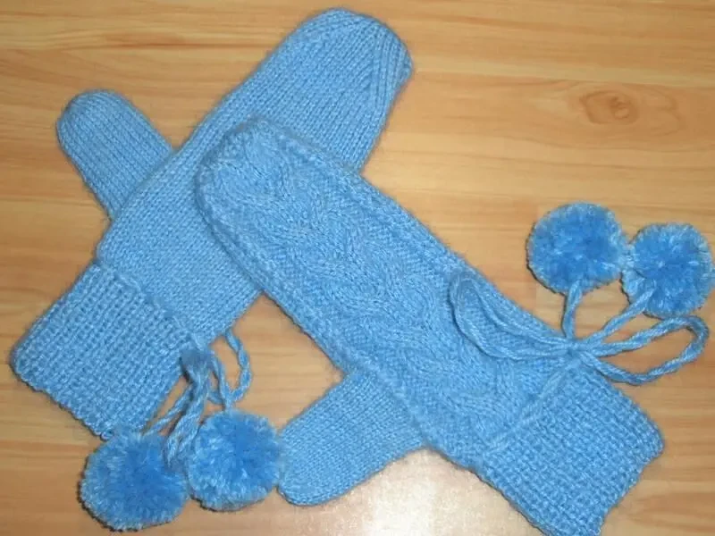 Шарф (снуд) та рукавиці (комплект). Handmade 3