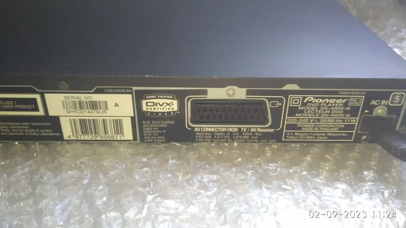 Продам Pioneer DV 400V-K DVD плеер,БУ. 5