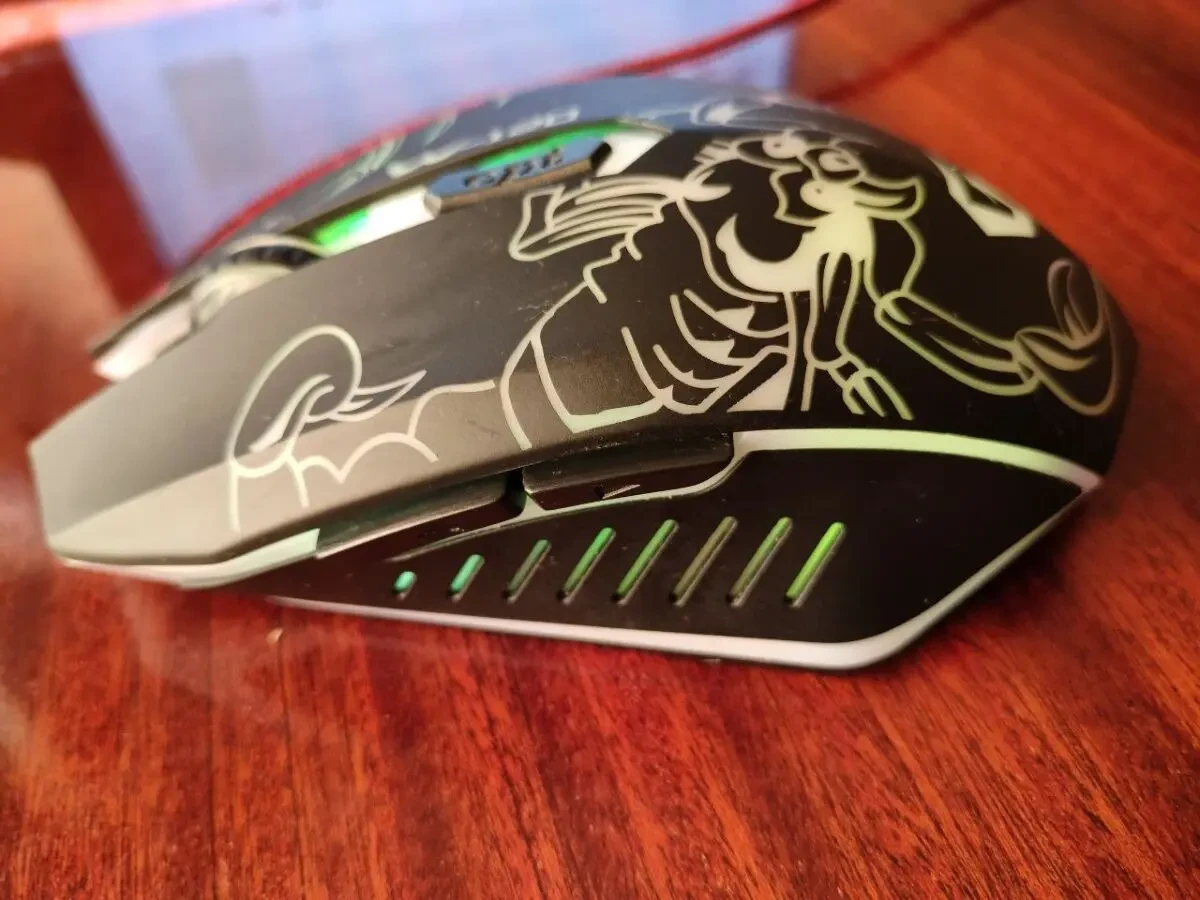 Игровая мышь Gemix W-120 USB Black c подсветкой и скорпионом 2