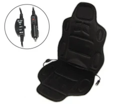 Накидка на сидение с подогревом 19002 B высокая черная, для авто Новая