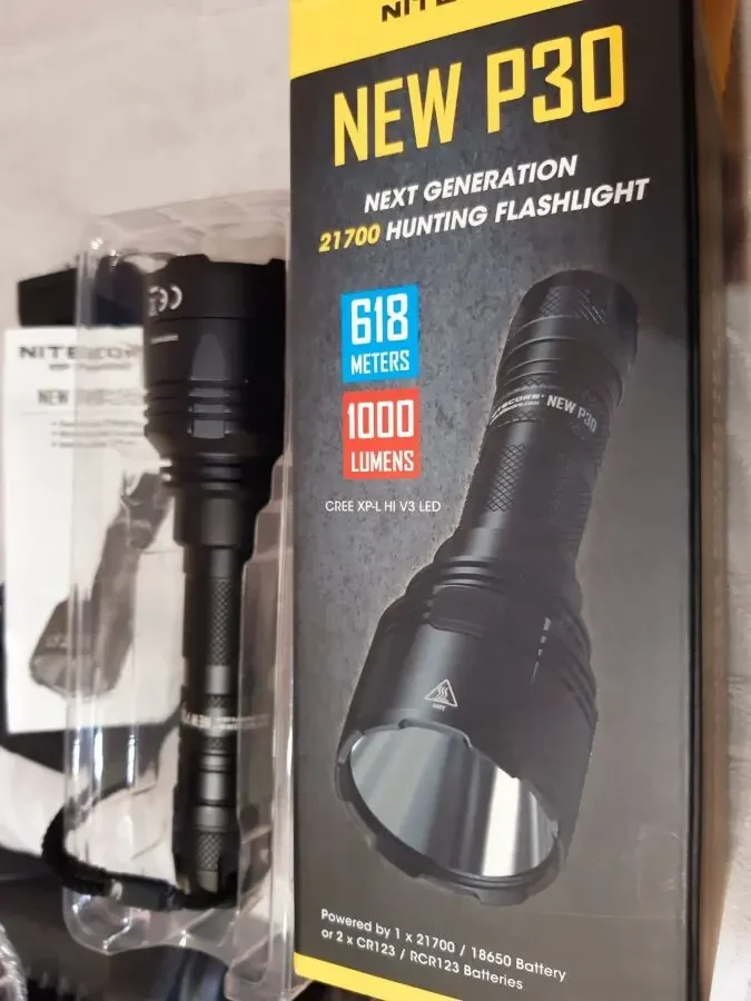 Tактичний  ліхтар Nitecore P30 NEW.