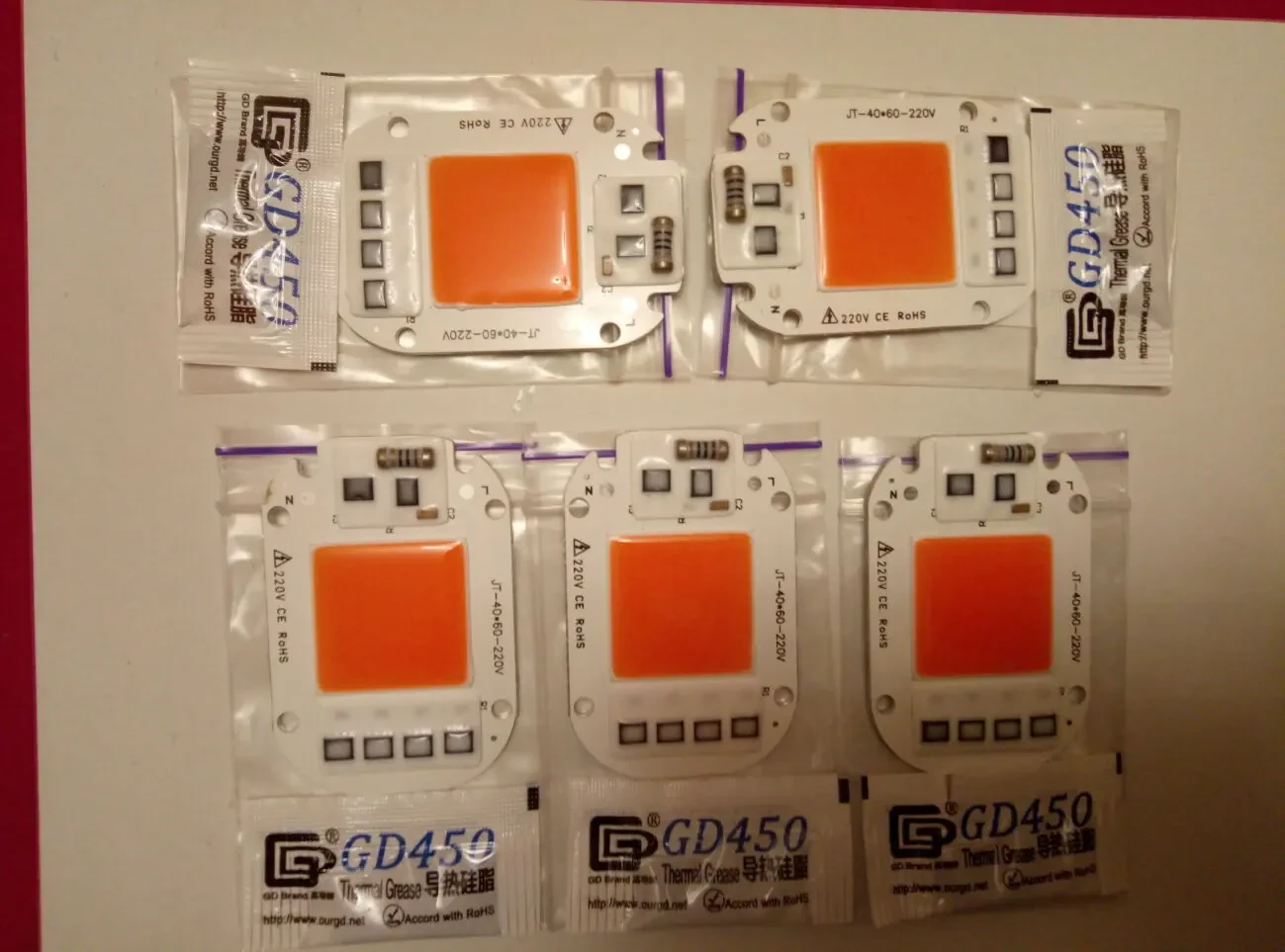 Фитодиод, светодиод, світлодіод YXO(полный спектр)50Вт/220 вольт 10