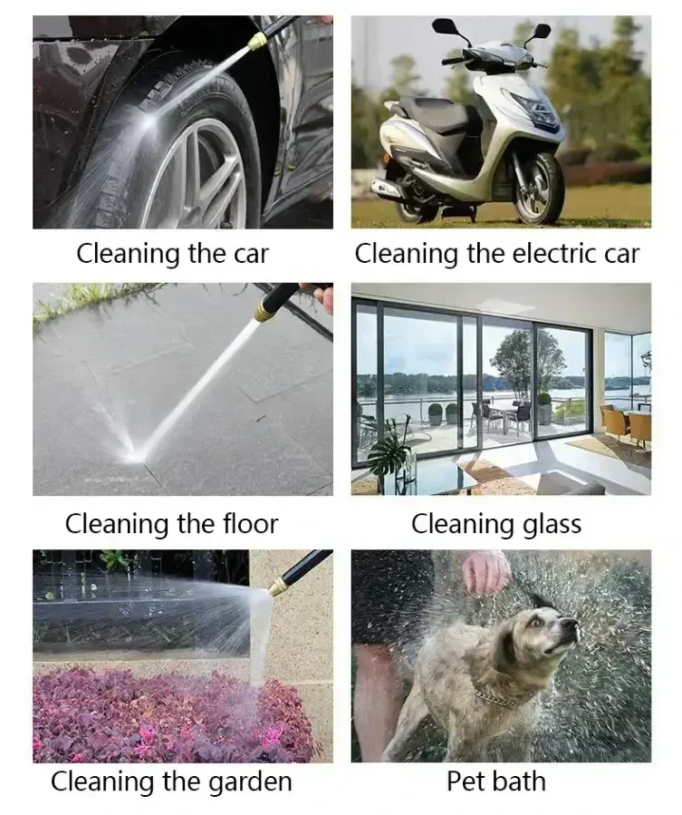 Водяной пистолет высокого давления для мойки авто, полива, орошения 6
