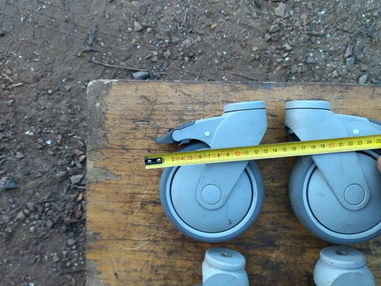 Комплект поворотних коліс 4