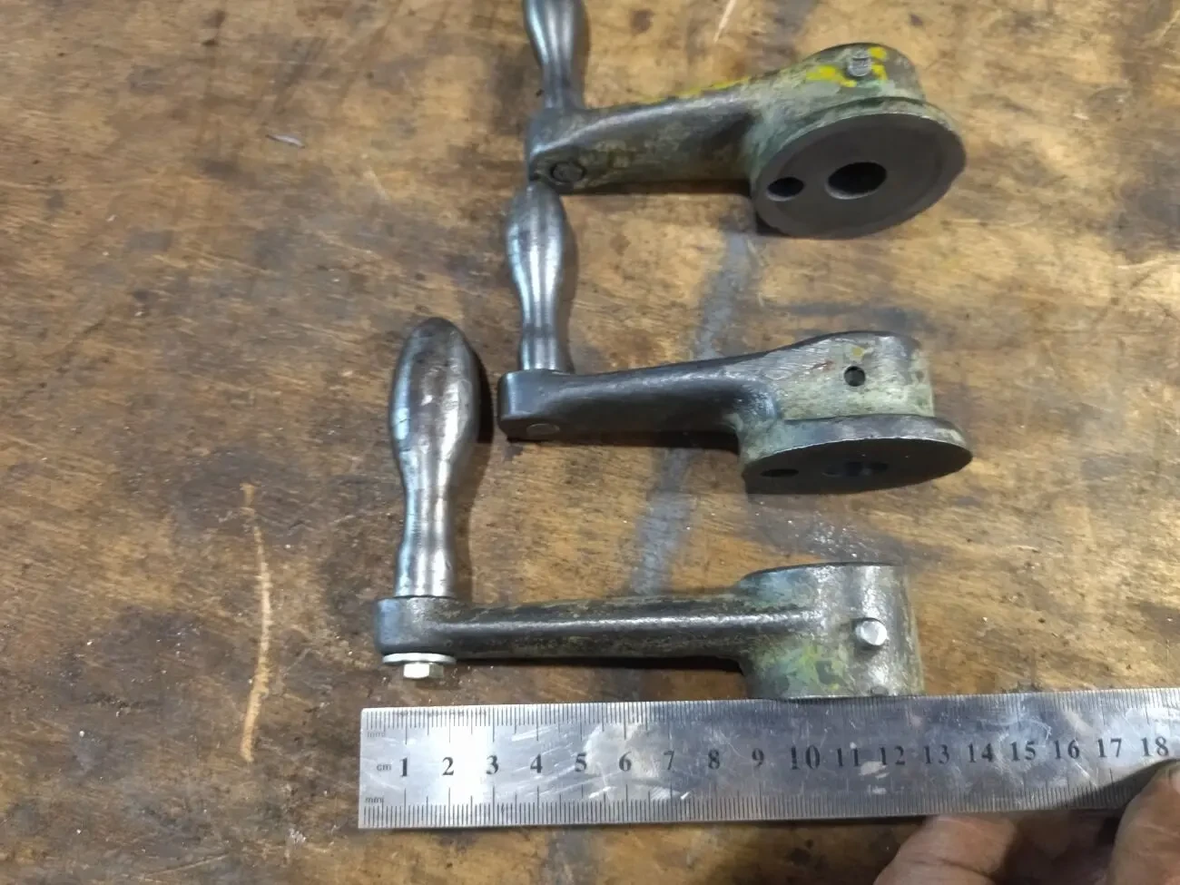 Комплект верстатних ручок перемикання 3