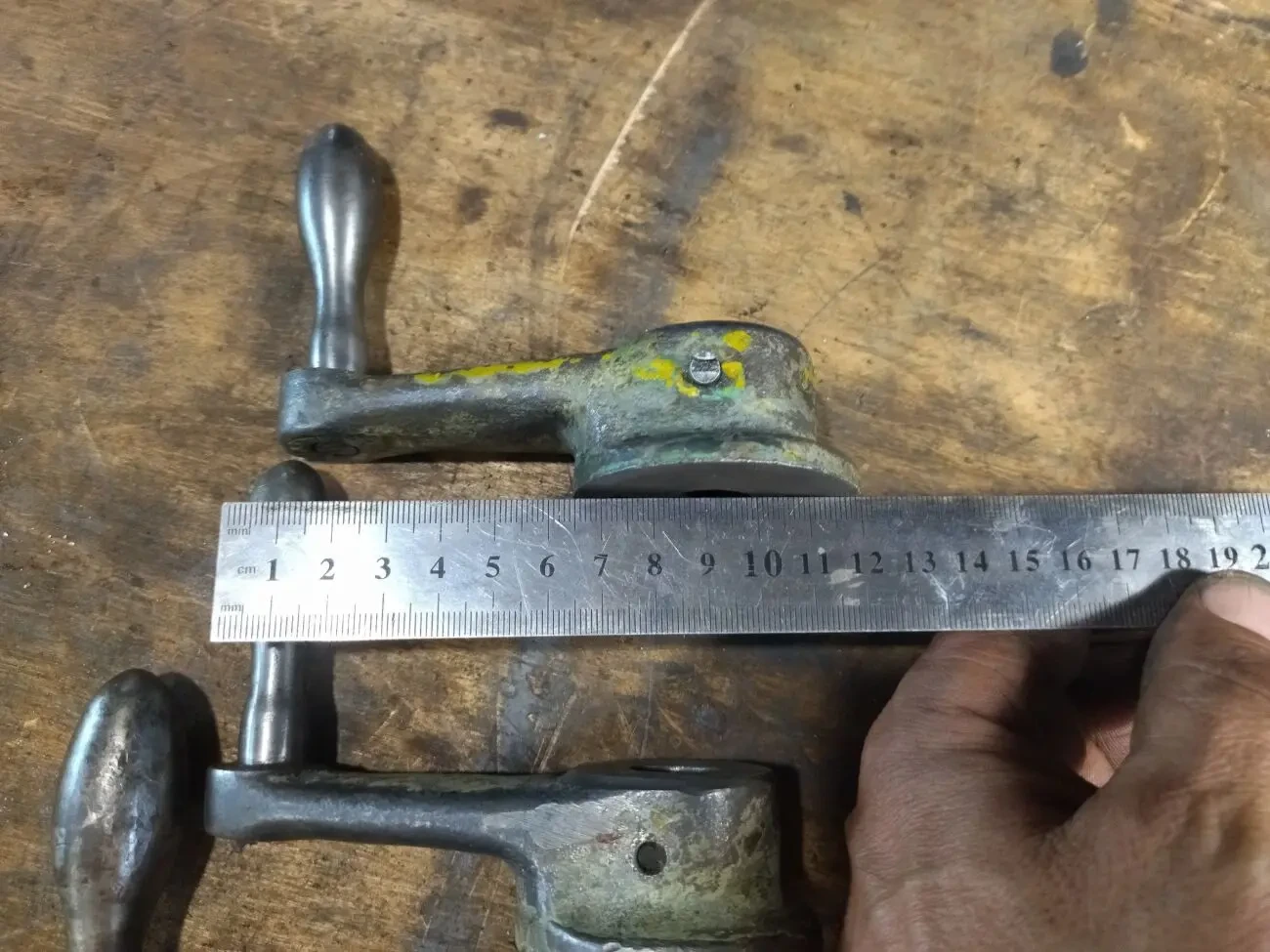 Комплект верстатних ручок перемикання 4