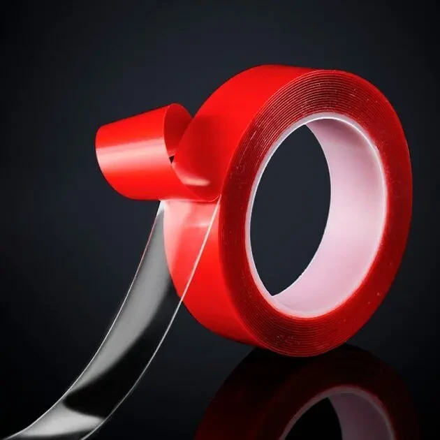 Скотч 2сторонний суперкрепкий прозрачный универсальный 3м х2,5см х1мм 2