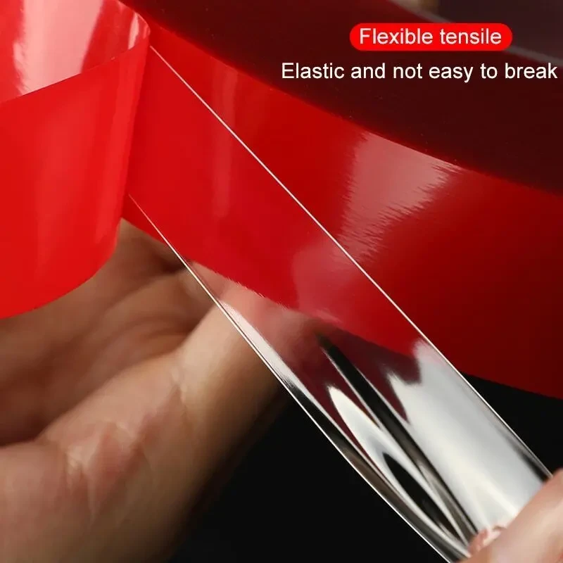 Скотч двухсторонний суперкрепкий универсальный прозрачный 3м х1см х1мм 8