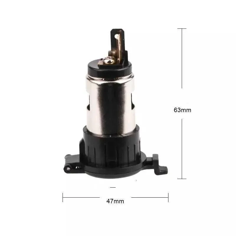 Прикурювач гніздо для авто мото 12V-24v  120- 250w 5