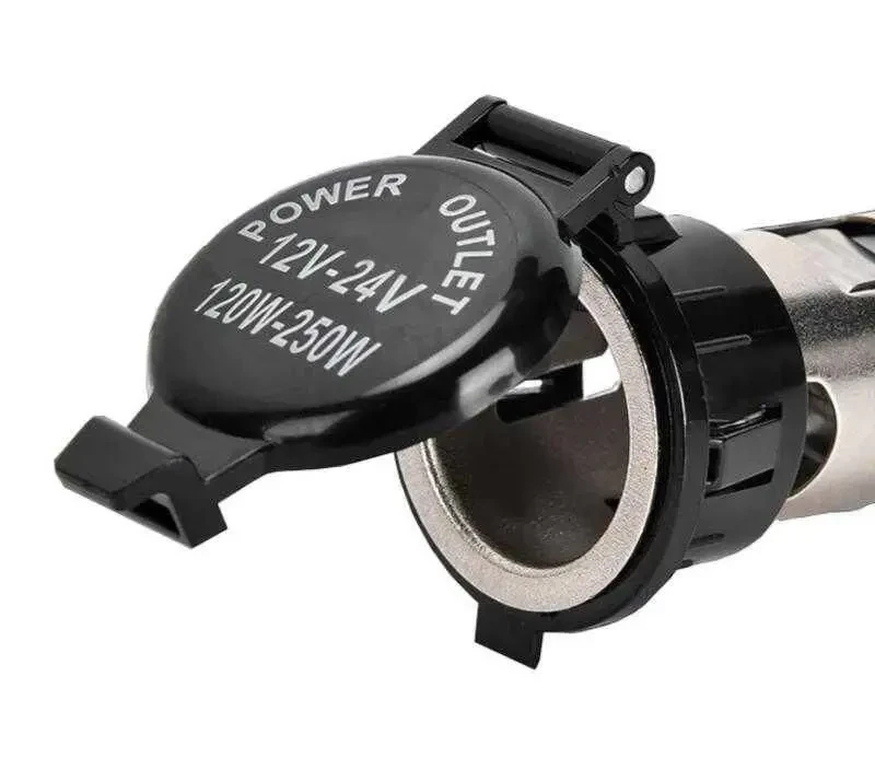 Прикурювач гніздо для авто мото 12V-24v  120- 250w 4