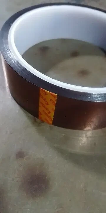 Термостойкий скотч Kapton Каптон Шир. 30 мм. Дл. 30 м max t 300 гр. 3