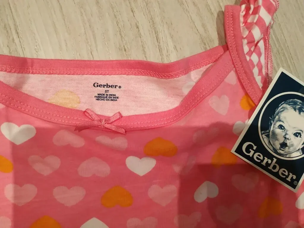 Новый летний сарафан шляпка Gerber двухсторонняя , размер 5 Т 3