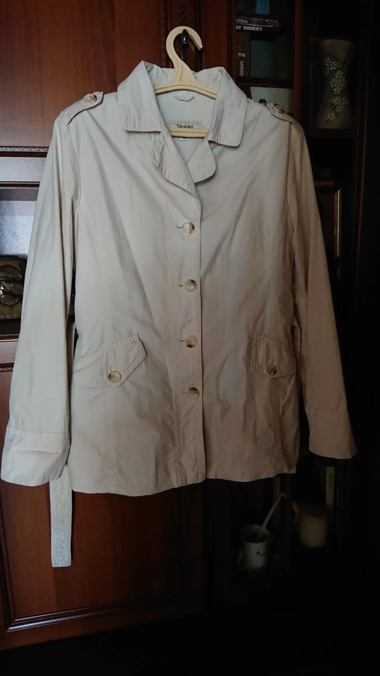 Плащ жіночій топленого молока Польща, бренд Taranko 4