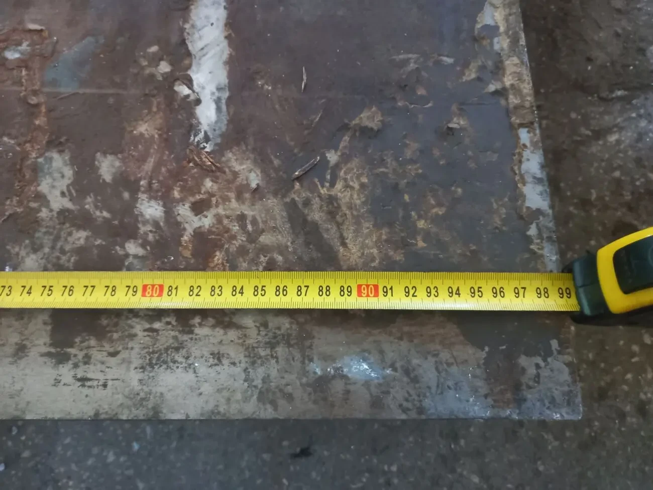 Плита повірочна розмір 1000х620 мм в консерві 2