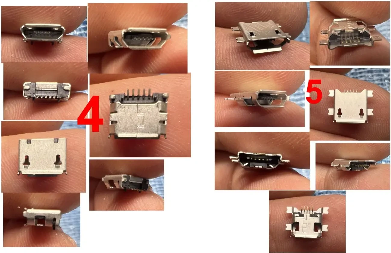Micro USB Разъем, 12 видов, гнездо питания, для планшетов и смартфонов 3