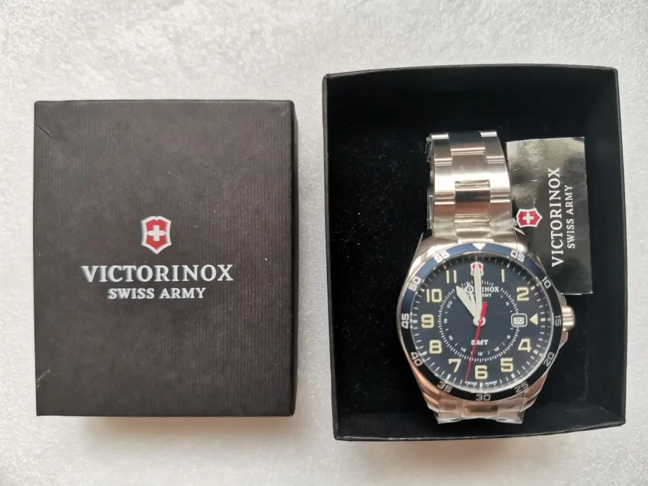Новые швейцарские часы Victorinox Swiss Army Fieldforce GMT  сапфир 6