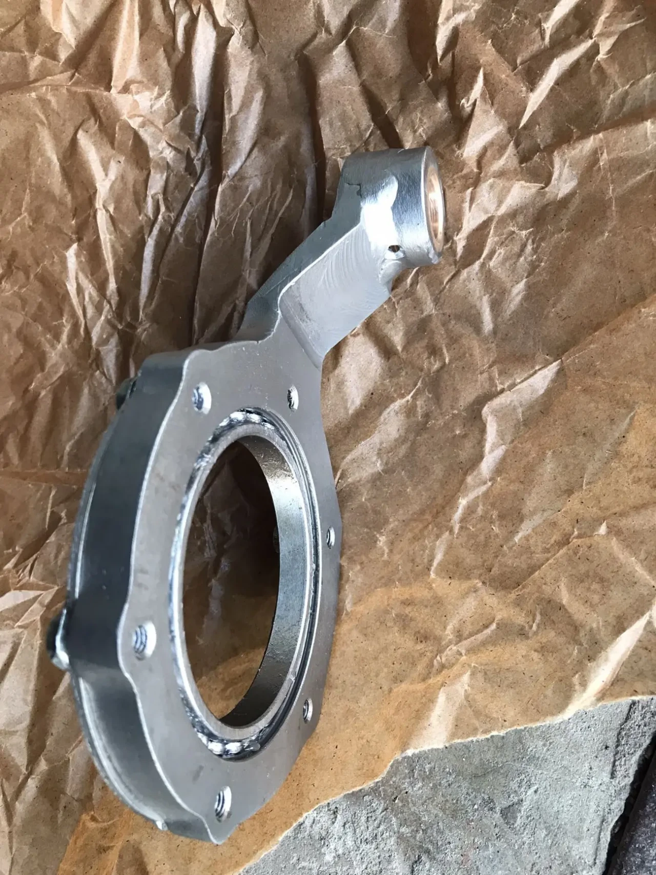 Шатун кривий противаги до колінвала на пилку розпилювання туш ФРП. 2