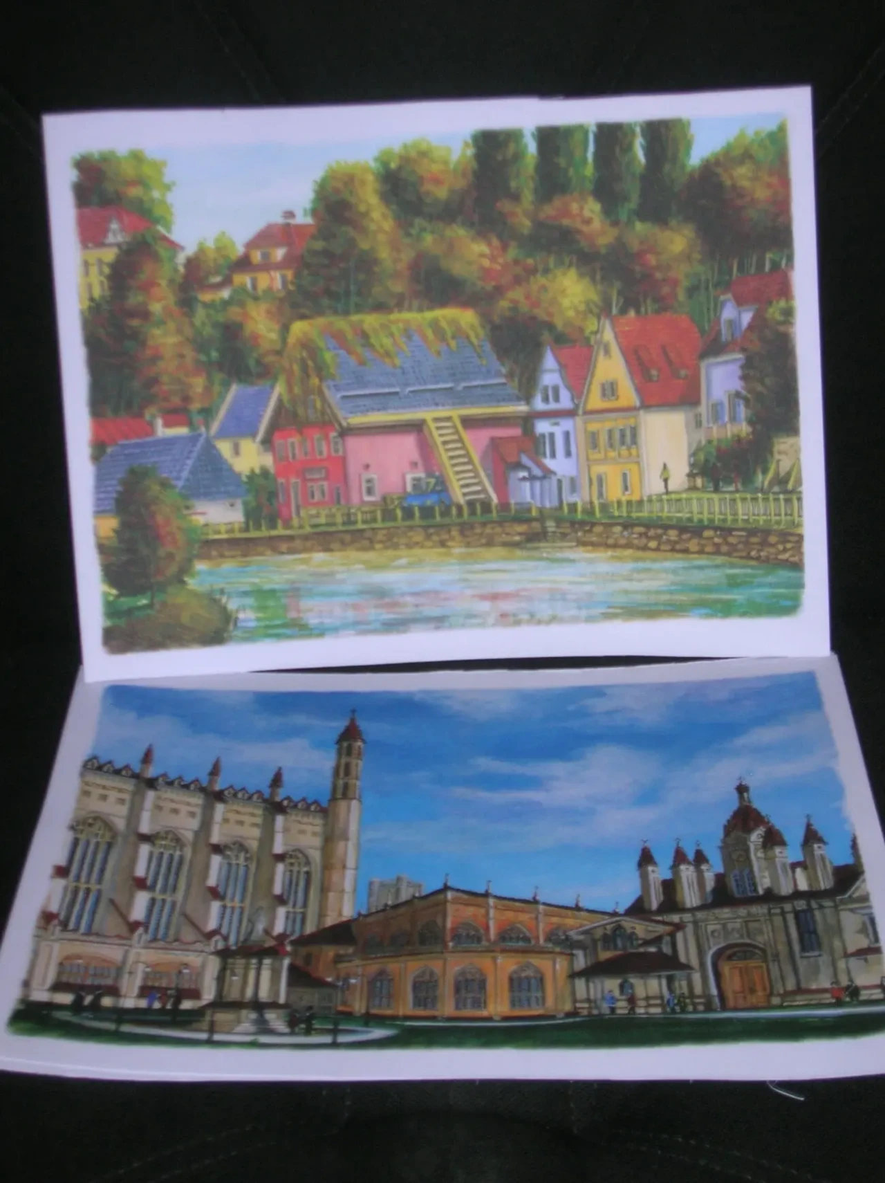 Картинки 24.5х33.5 на ватмане с окантовкой -лучшие места мира 5