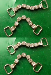 Украшение цепочка брошка застежка с "бриллиантами"