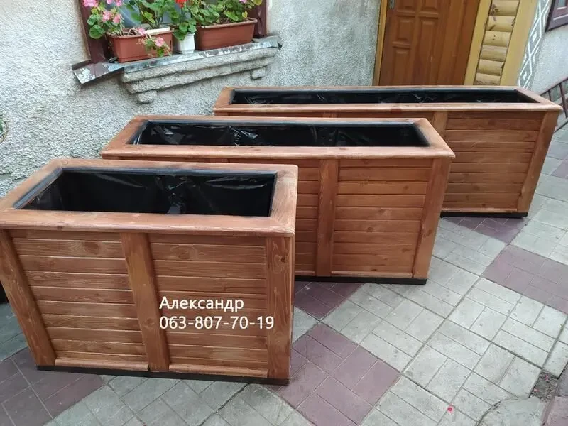 Уличные кашпо для ТУЙ ( деревьев, цветов, горшки, утепленные дереа 2