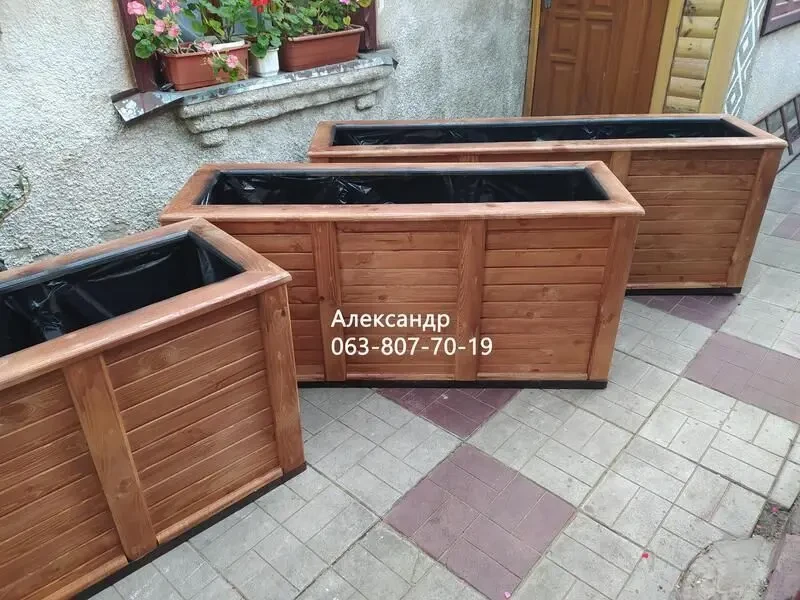 Уличные кашпо для ТУЙ ( деревьев, цветов, горшки, утепленные дереа 3