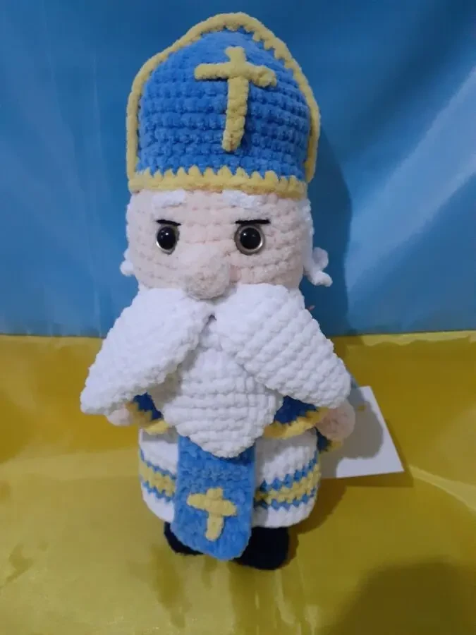 М'які іграшки Святий Миколай, Санта Клаус, Дід Мороз та Гноми. 2